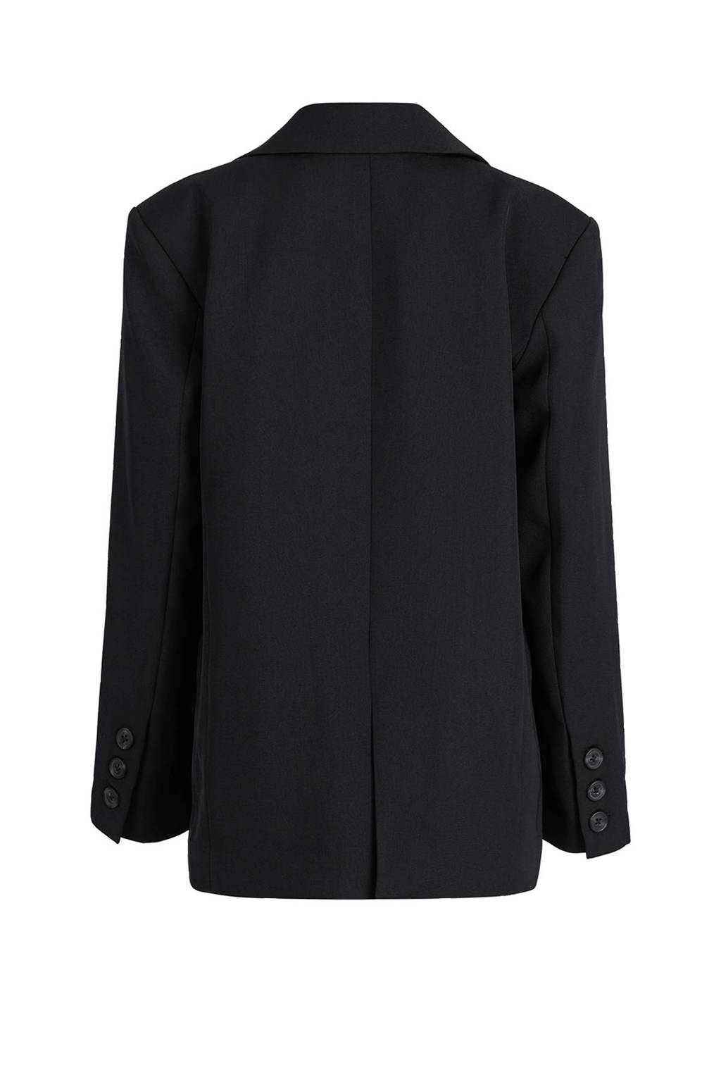 Shoeby blazer Solid zwart