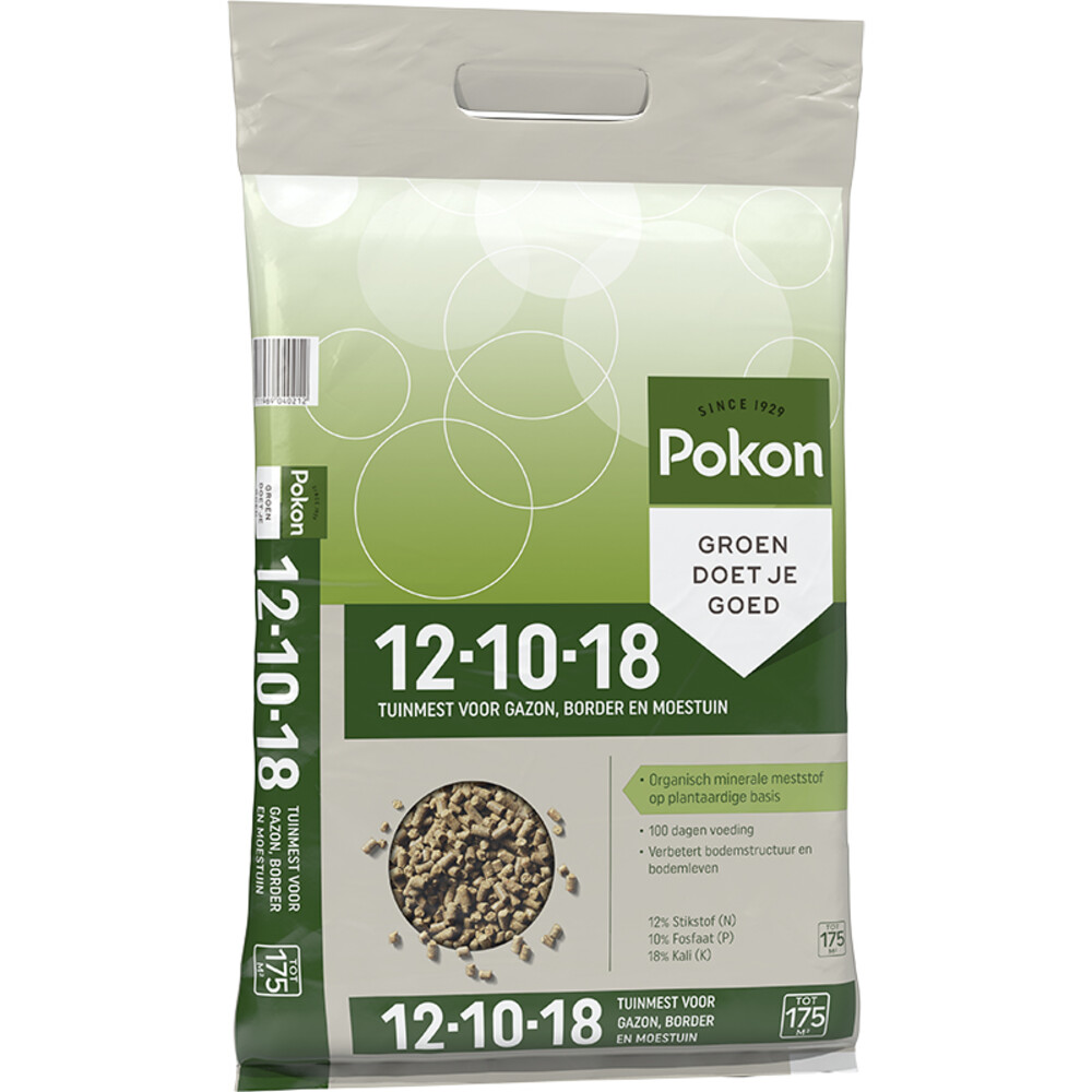 Pokon Tuinmest 12-10-18 Organisch Mineraal6,75 kg