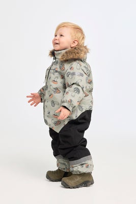 Nordbjørn Igloo Babydress, Mushroom Vroom Green