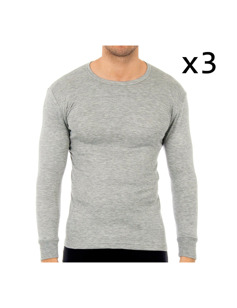 Pack of 3 Men's Grey Sweaters