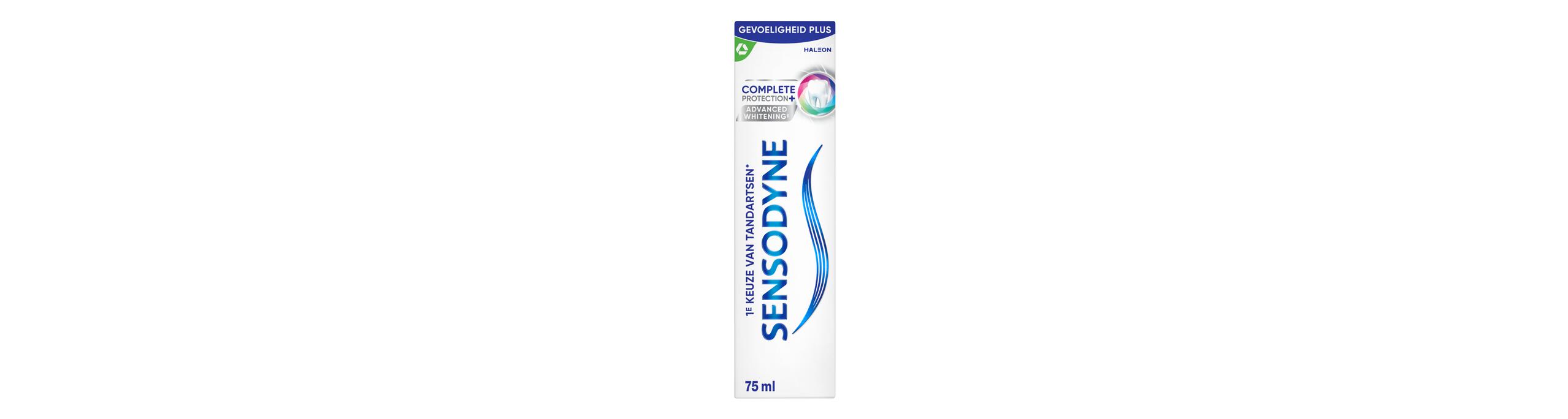 Sensodyne Complete Protection + Advanced Whitening Tandpasta 75 ML