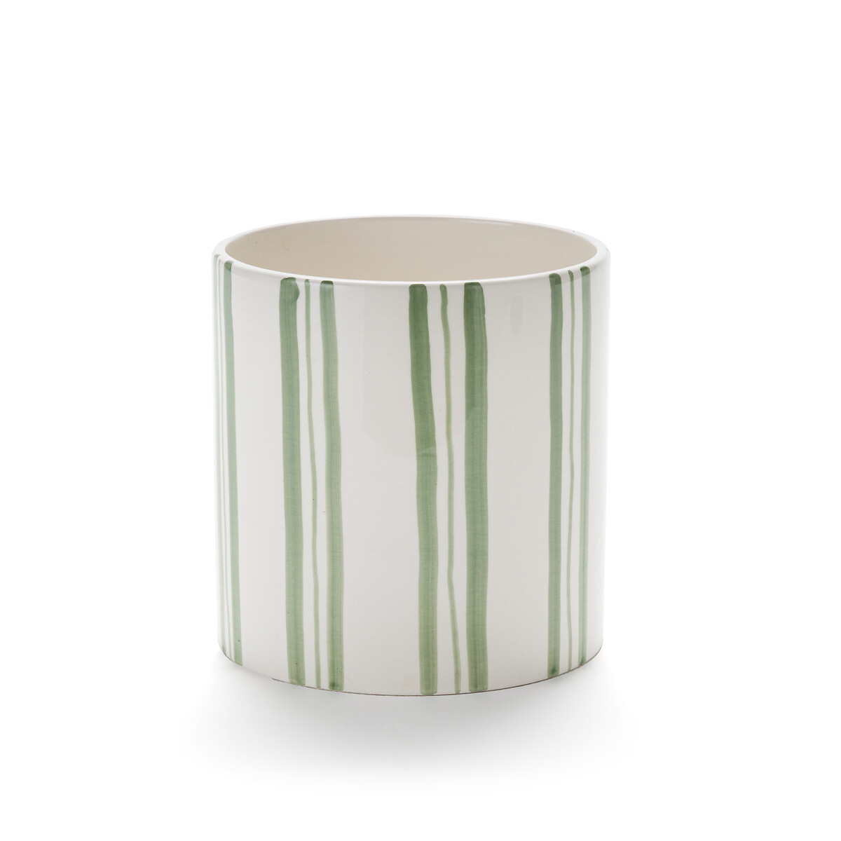 LA REDOUTE INTERIEURS<br>Vaso de cerâmica listrado Ø14 cm, Ario