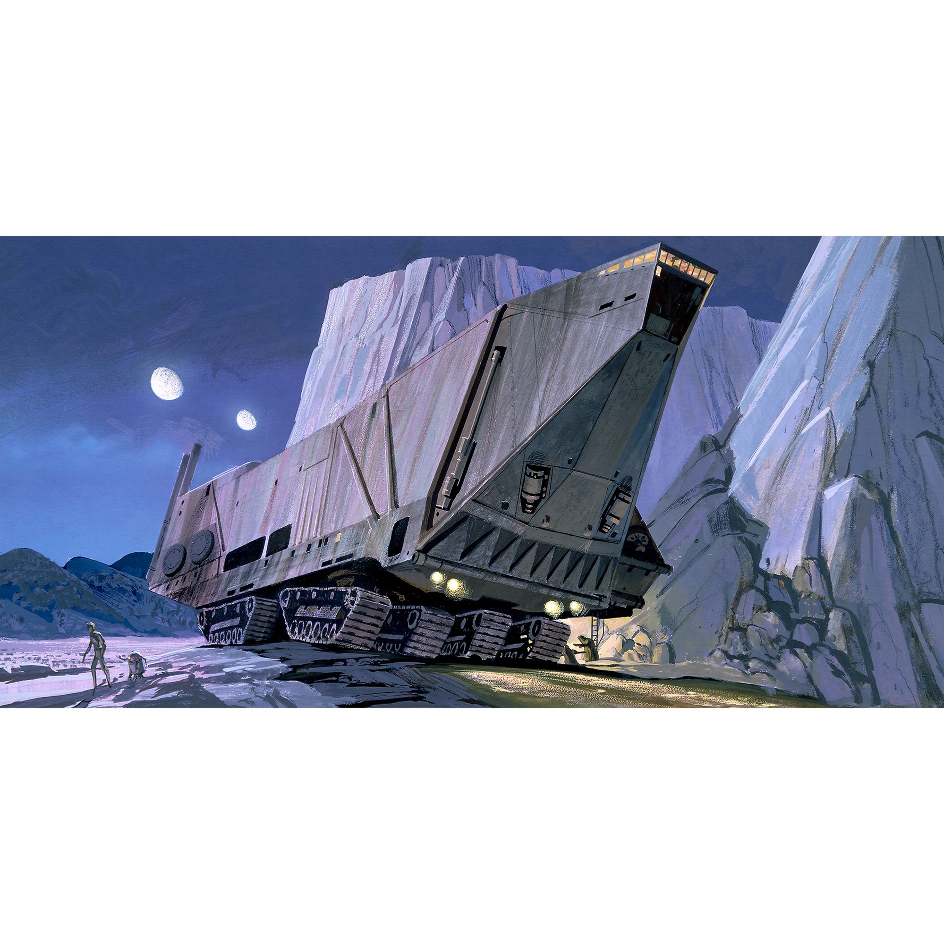 Vlies-Fototapete STAR WARS CLASSIC SANDCRAWLER - 500x250 cm