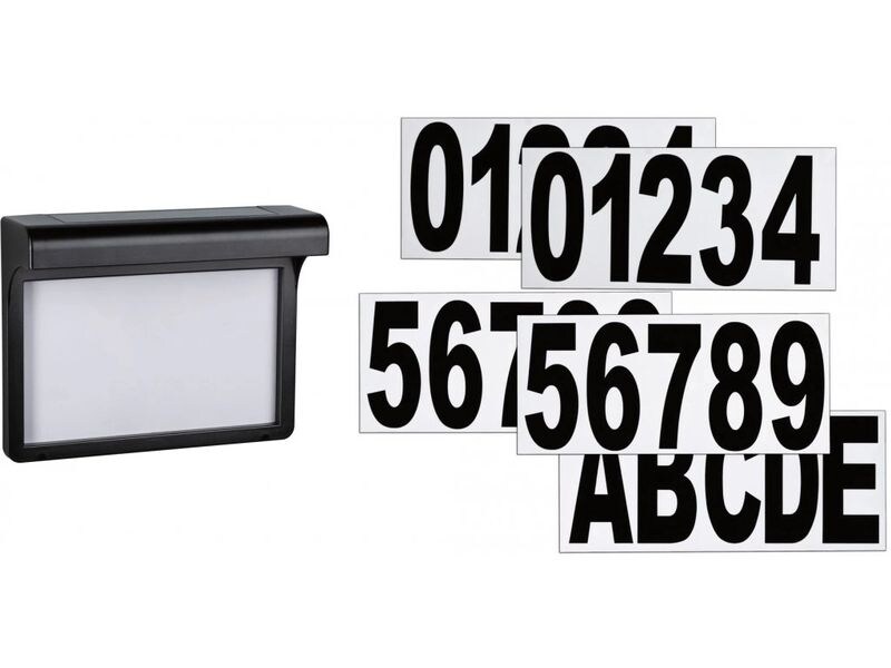 Paulmann Solar LED Hausnummernleuchte Dayton II Hausnummernleuchte