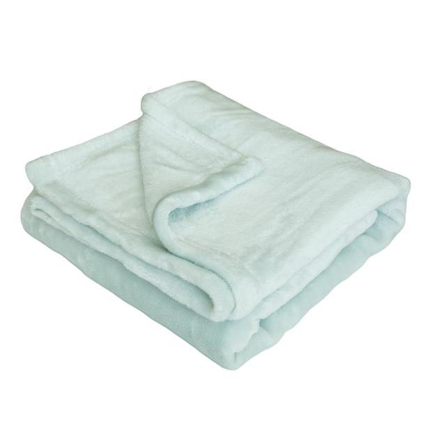 Couverture Microfibre 100x150 cm Sauge - FEE MOI DORMIR