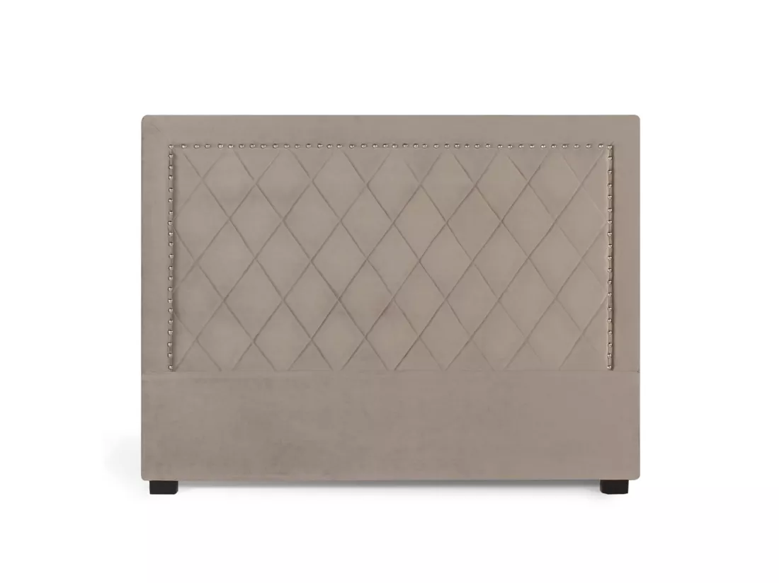 Tête de lit Nolwen Velours Taupe 160cm