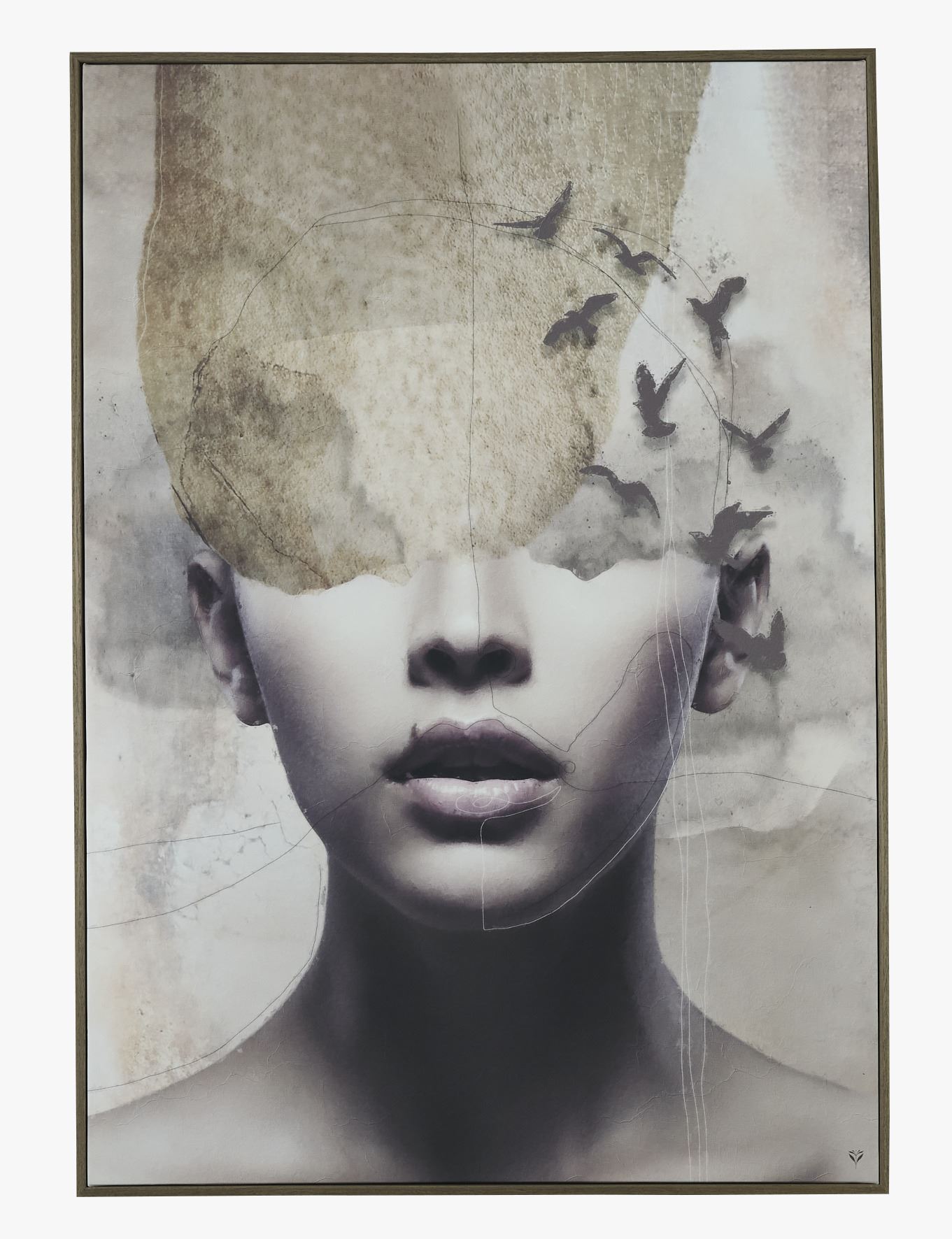 Bilde brun - 50x70 cm