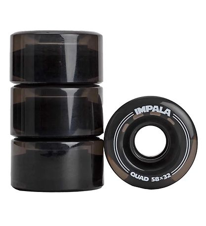 Impala -Räder - 4er-Pack - 58 mm - Schwarz