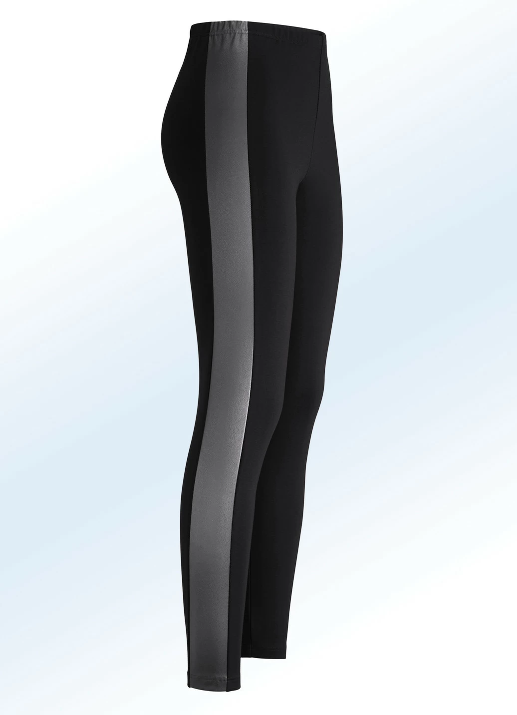 Leggings im interresanten Materialmix