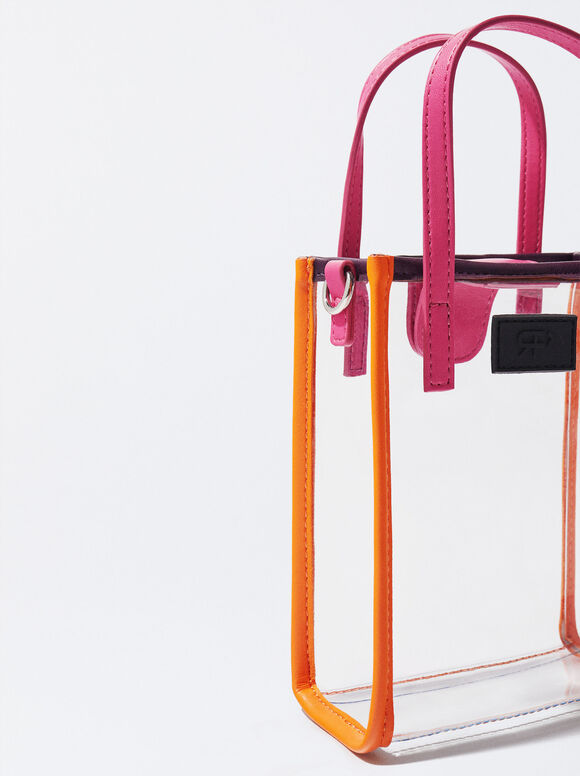 Bolsa Móvil Transparente - Rosa
