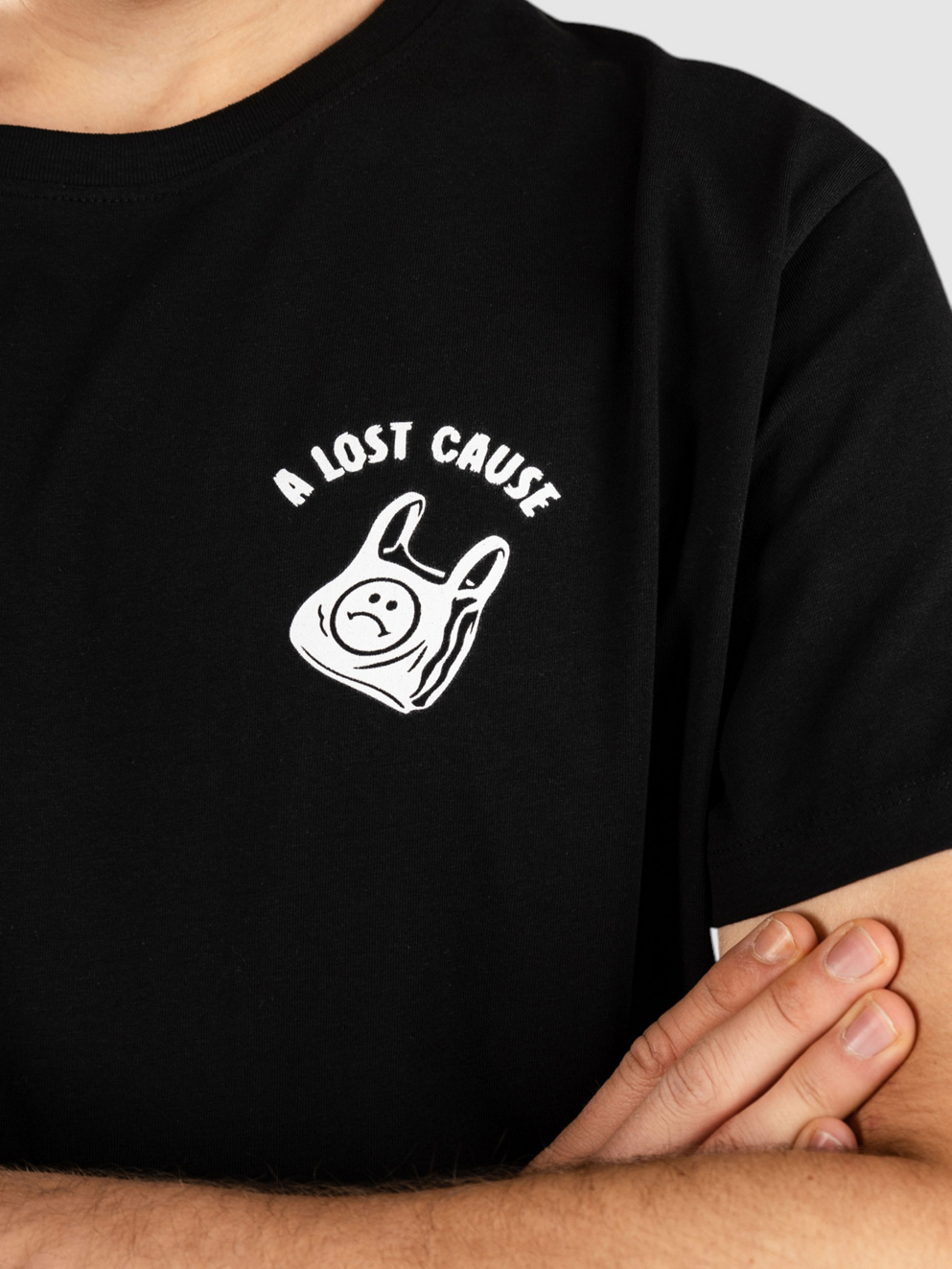 A Lost Cause F%#K Plastic T-Shirt black