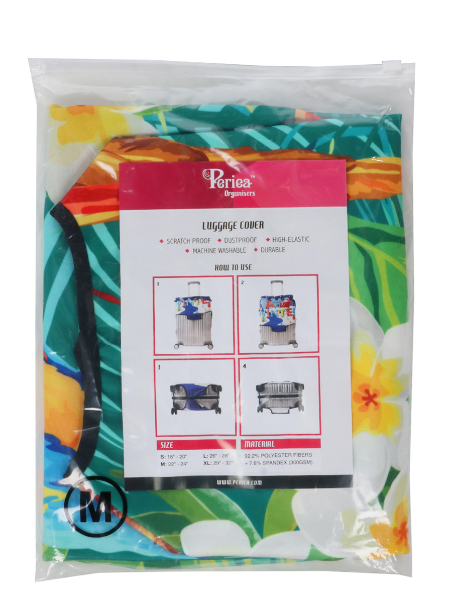 Housse de valise Periea Tropical Parrot M