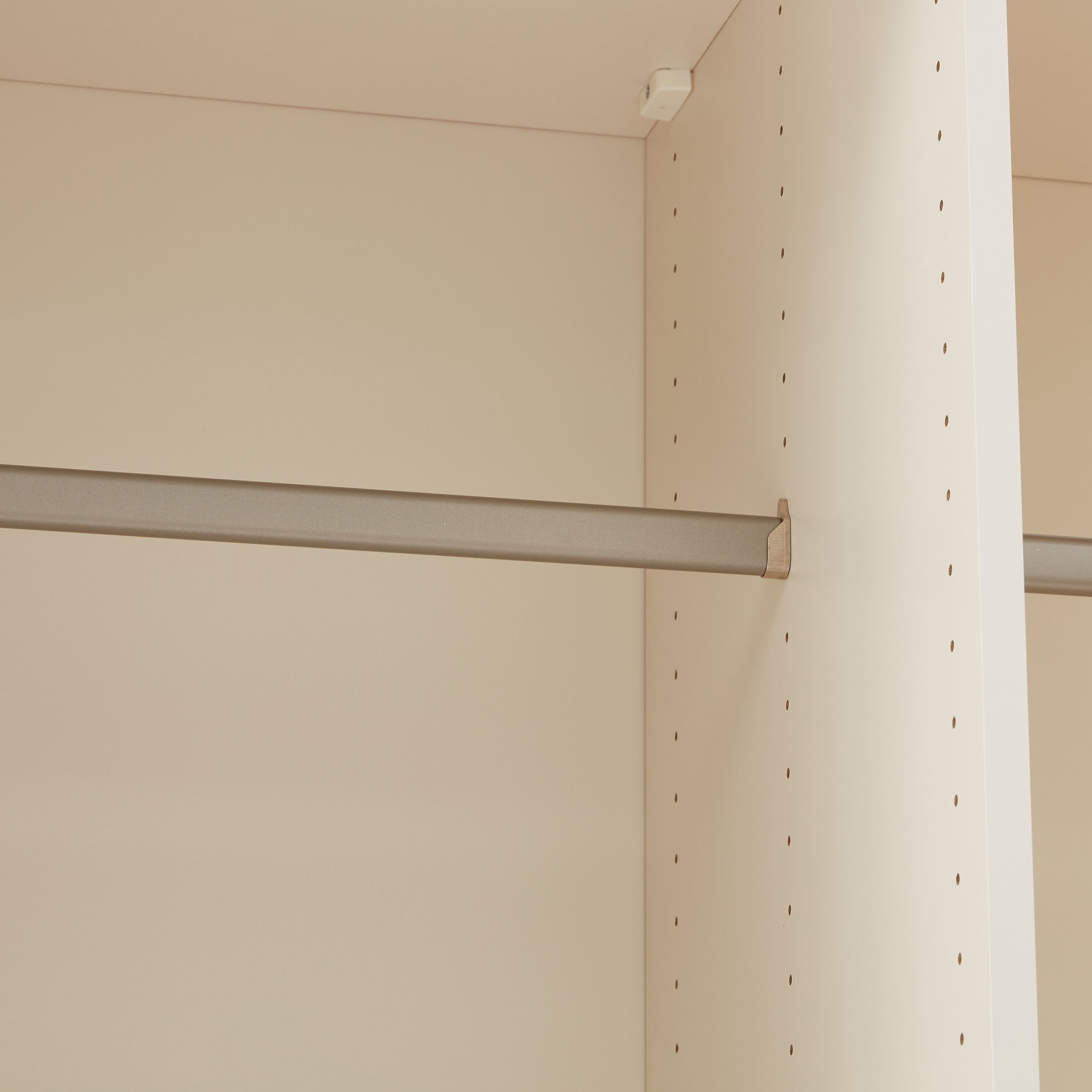 MODUL Schwebetürenschrank - Weiss / B: 152.0 cm x T: 65.0 cm x H: 220.0 cm