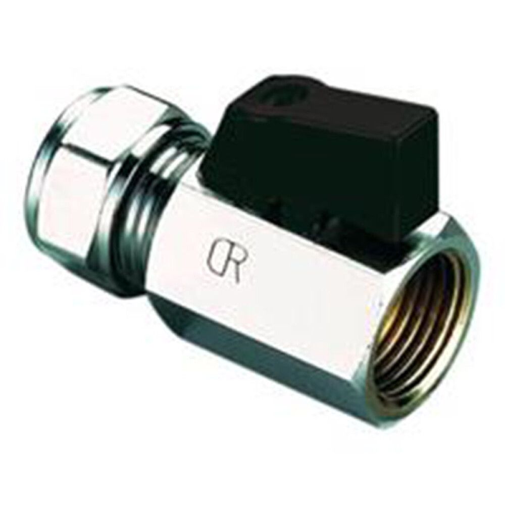 KULEVENTIL TIEMME MED KOMPRESJON 15MM