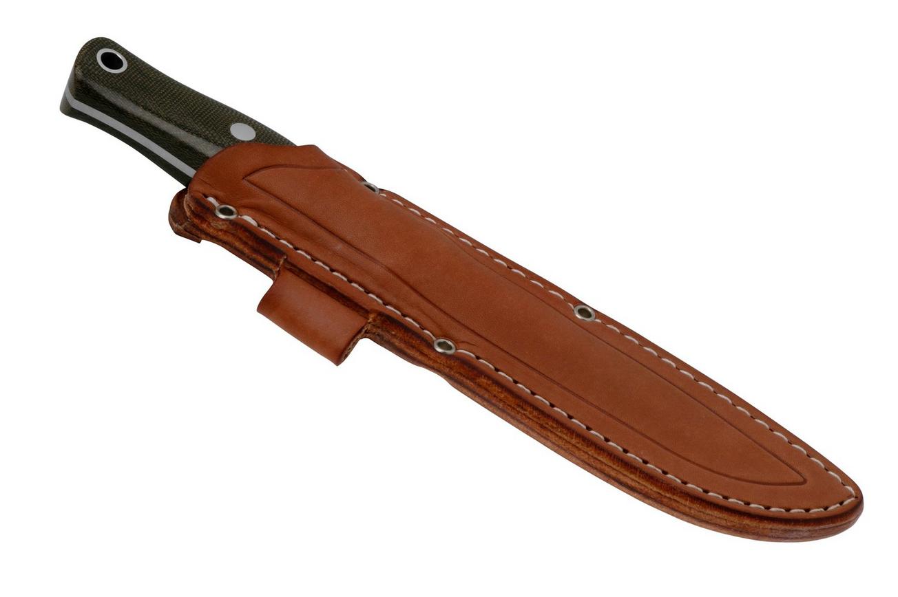 Bark River Euro Bushcrafter 06-186-GCM MagnaCut, Green Canvas Micarta bushcraftmes
