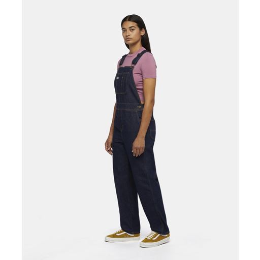 Dickies Denim Classic Overalls, Rinsed, L