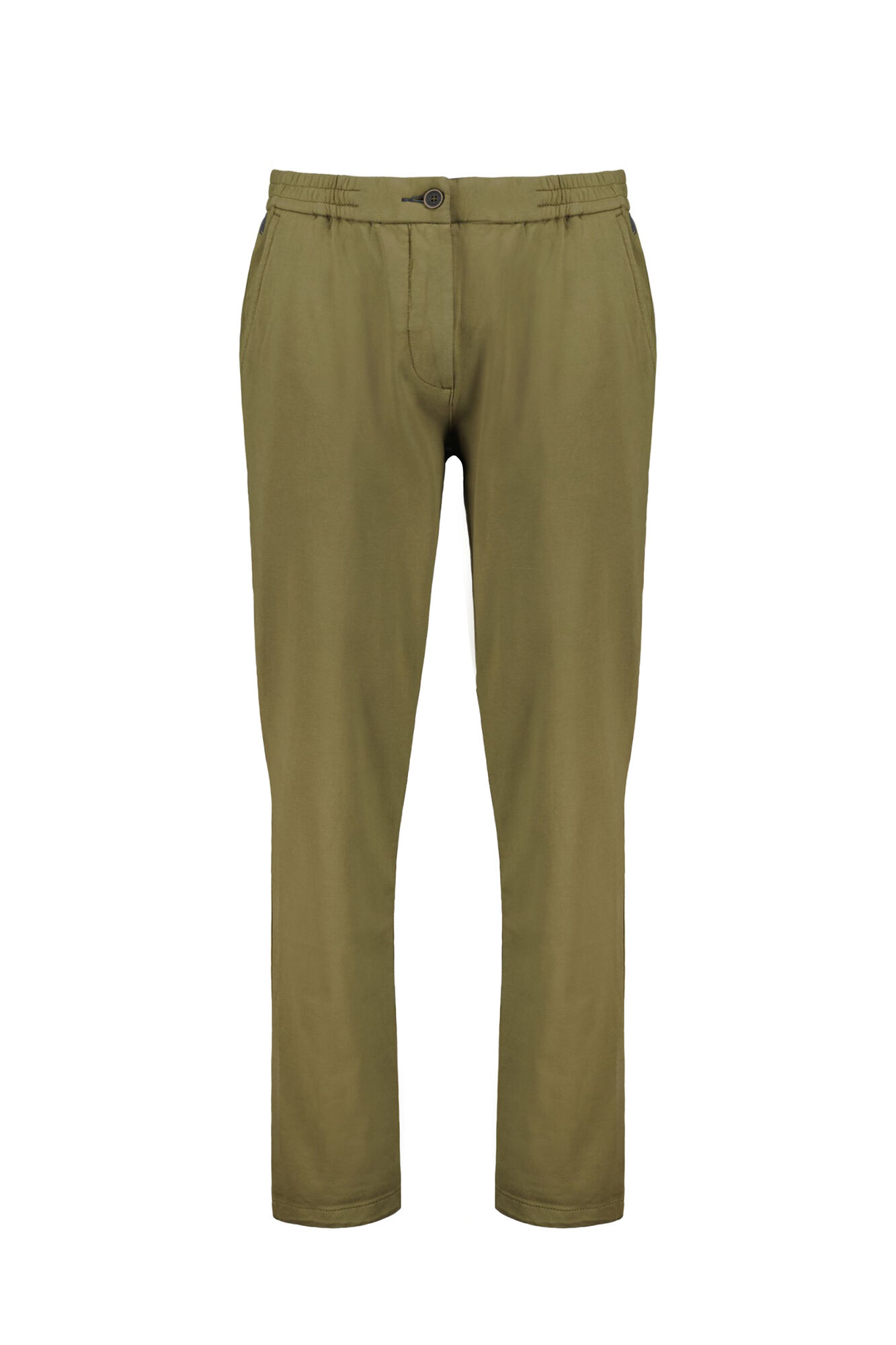 Calça chino de malha confortável - cáqui claro