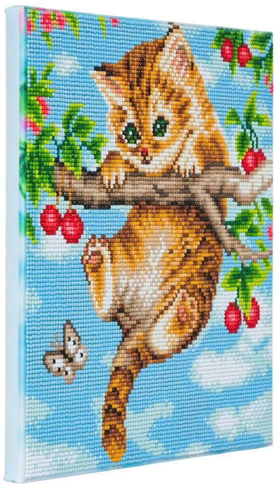 CRYSTAL ART KIT TABLEAU BRODERIE DIAMANT 30X30CM CHATON