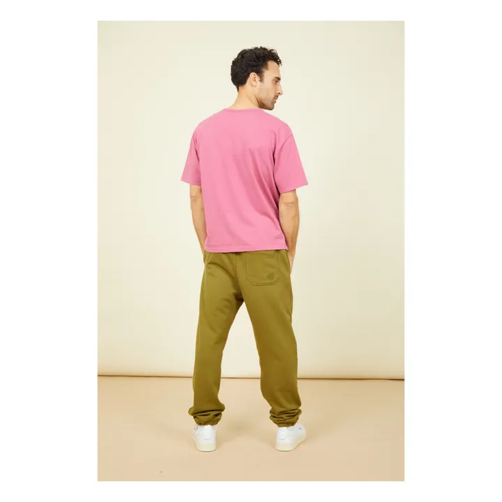 SMALLABLE BASICS T-Shirt Oversize Homme Coton Bio | Vieux Rose