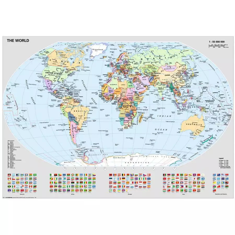 Ravensburger Politische Weltkarte bunt