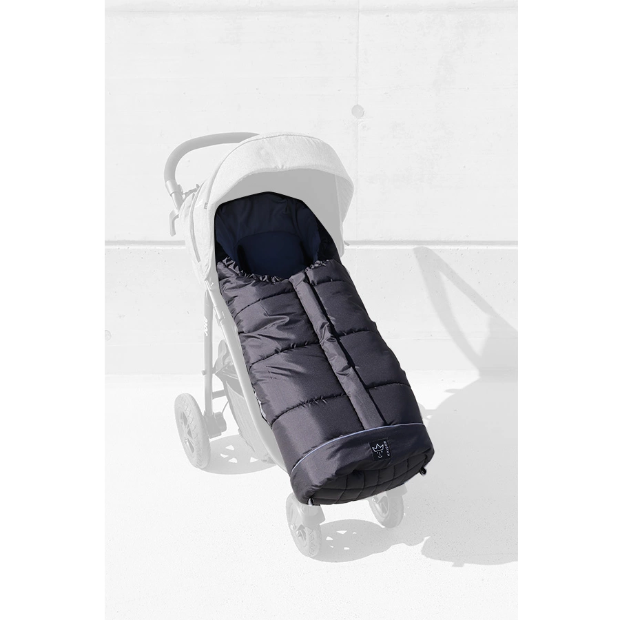 KAISER Thermo-Fleecefußsack Pooly schwarz