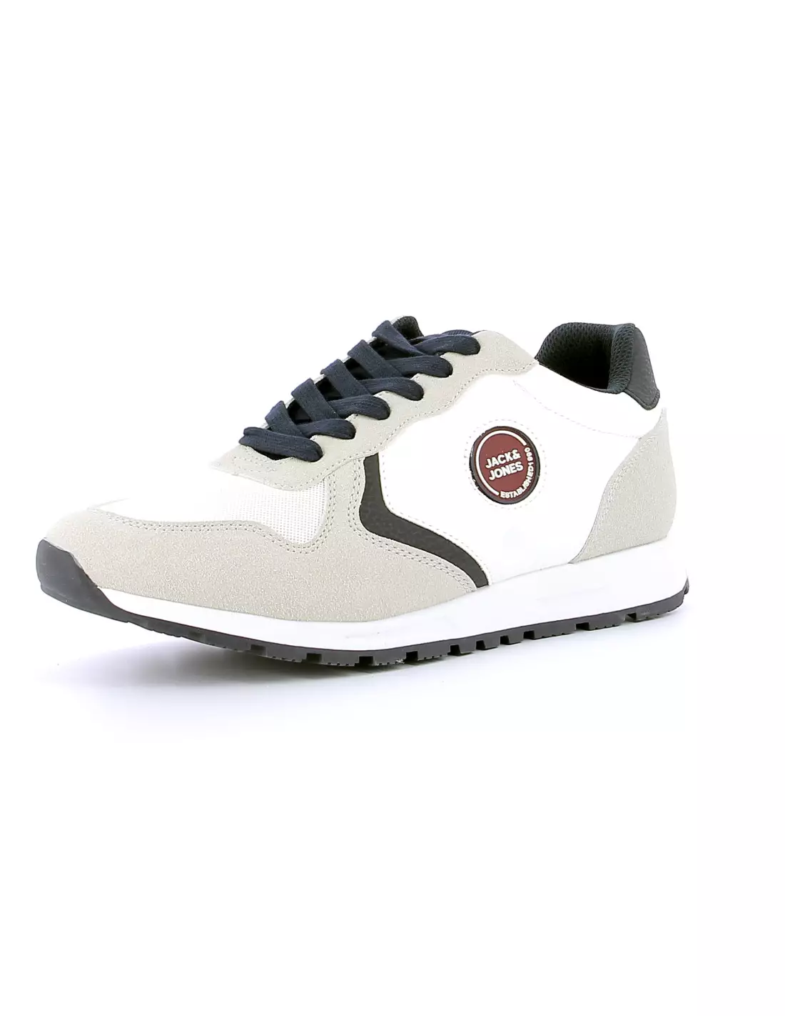 JACK & JONES JWTANE PU SNEAKER - Baskets MOONBEAMWHITE