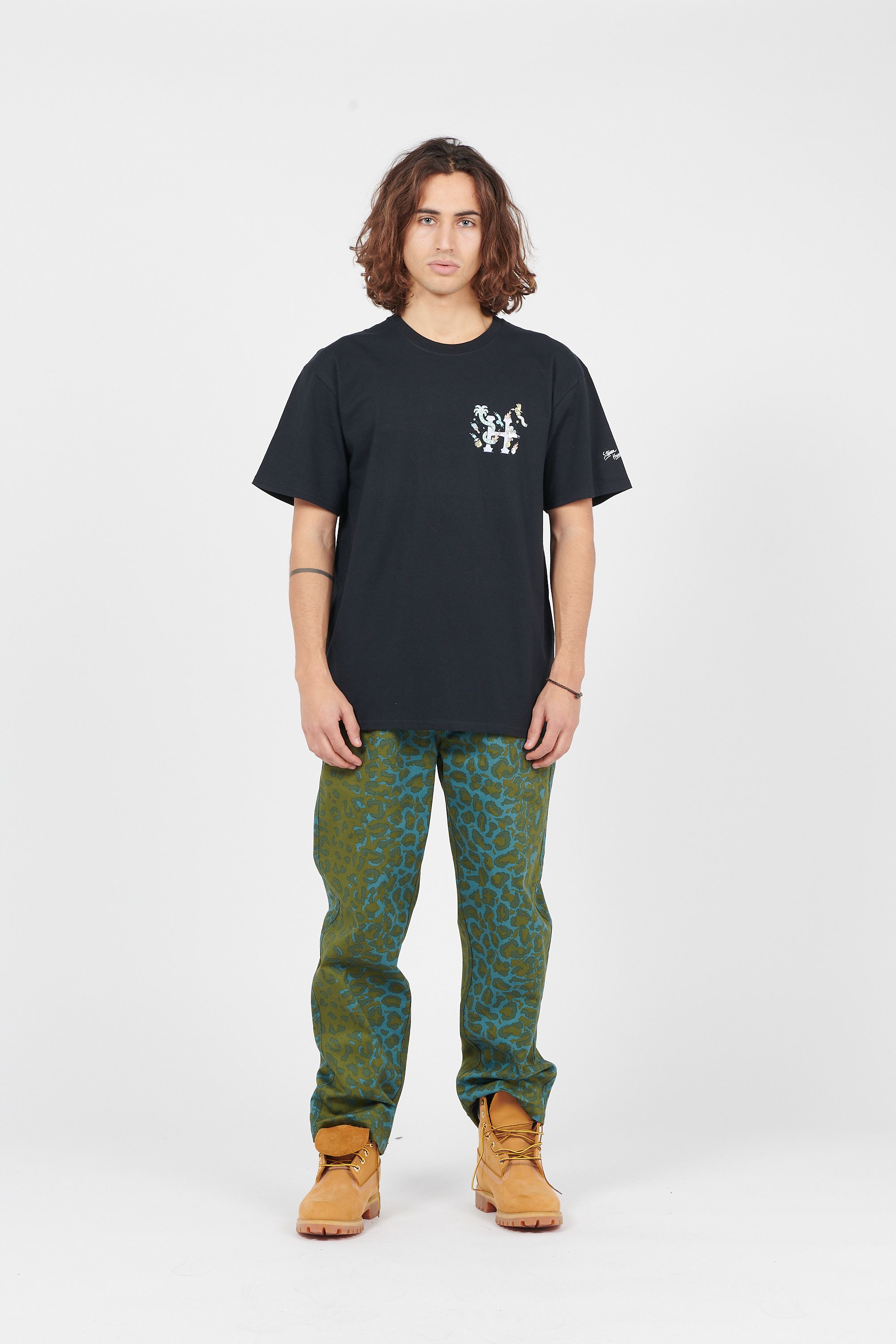 HUF T-shirt STEVEN HARRINGTON Noir