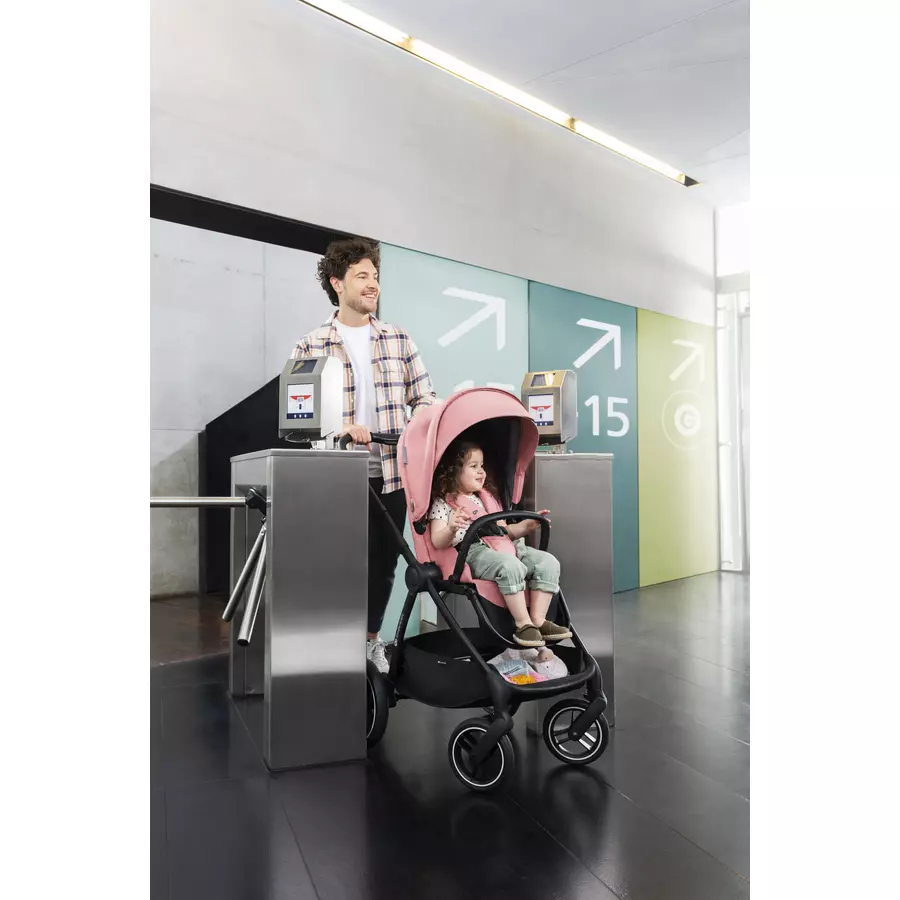 Kinderkraft Kombikinderwagen NEA 2 in 1 ash pink