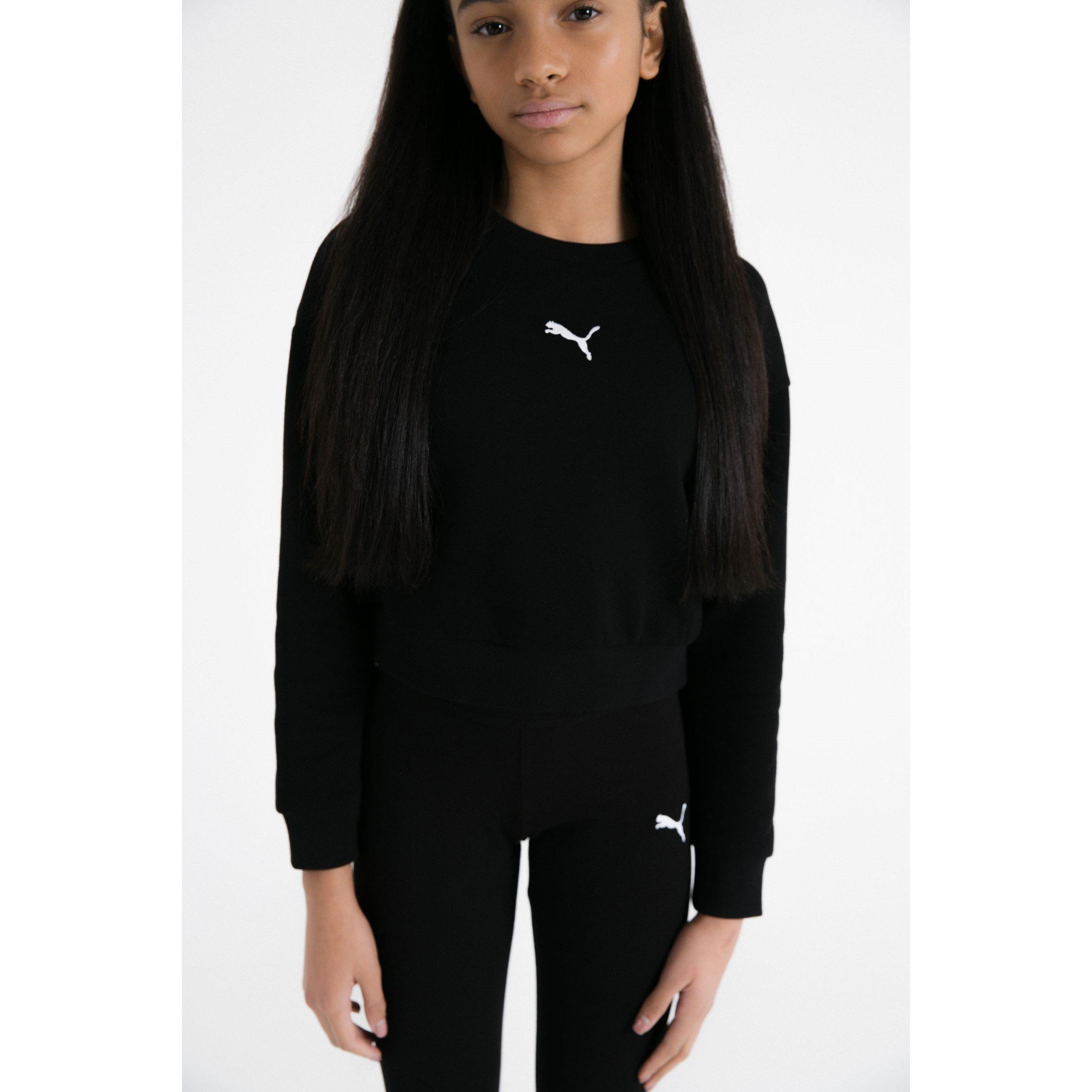 Puma Crew Sweater Leggings Set Junior Girls