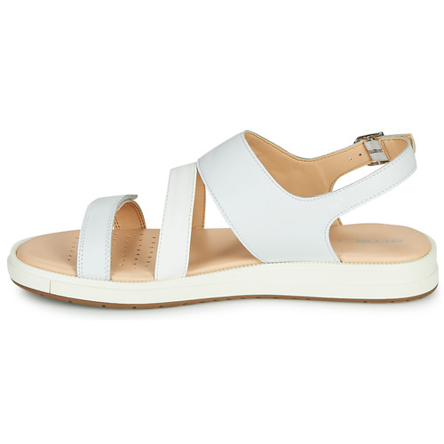 Geox - J SANDAL REBECCA GIR - Blanc / Argenté