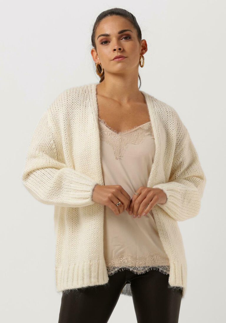 SELECTED FEMME beige selected femme vest suanne ls knit cardigan