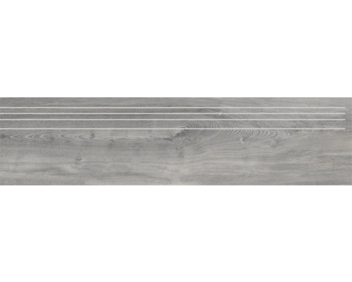 Porseleinen steengoed traptegel San Remo Ash 29,5 x 120 cm