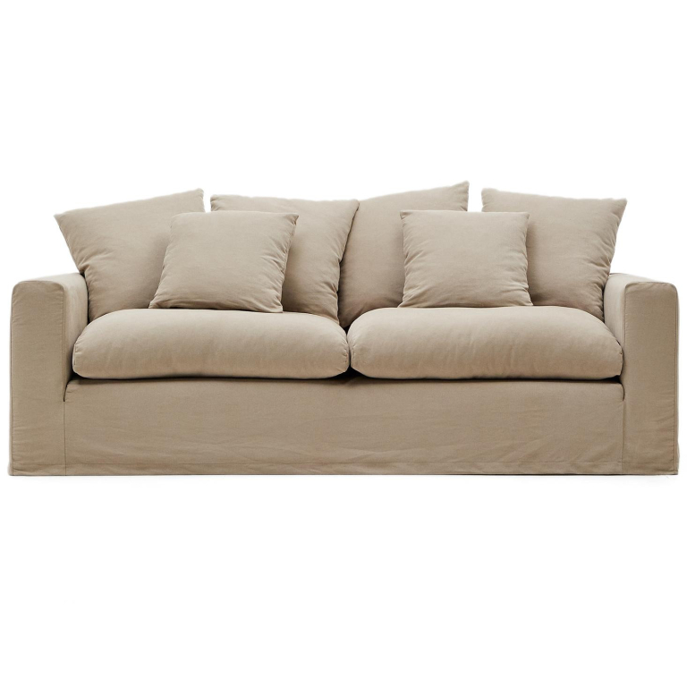 Kave Home Nora 3-zits bank Aruba taupe
