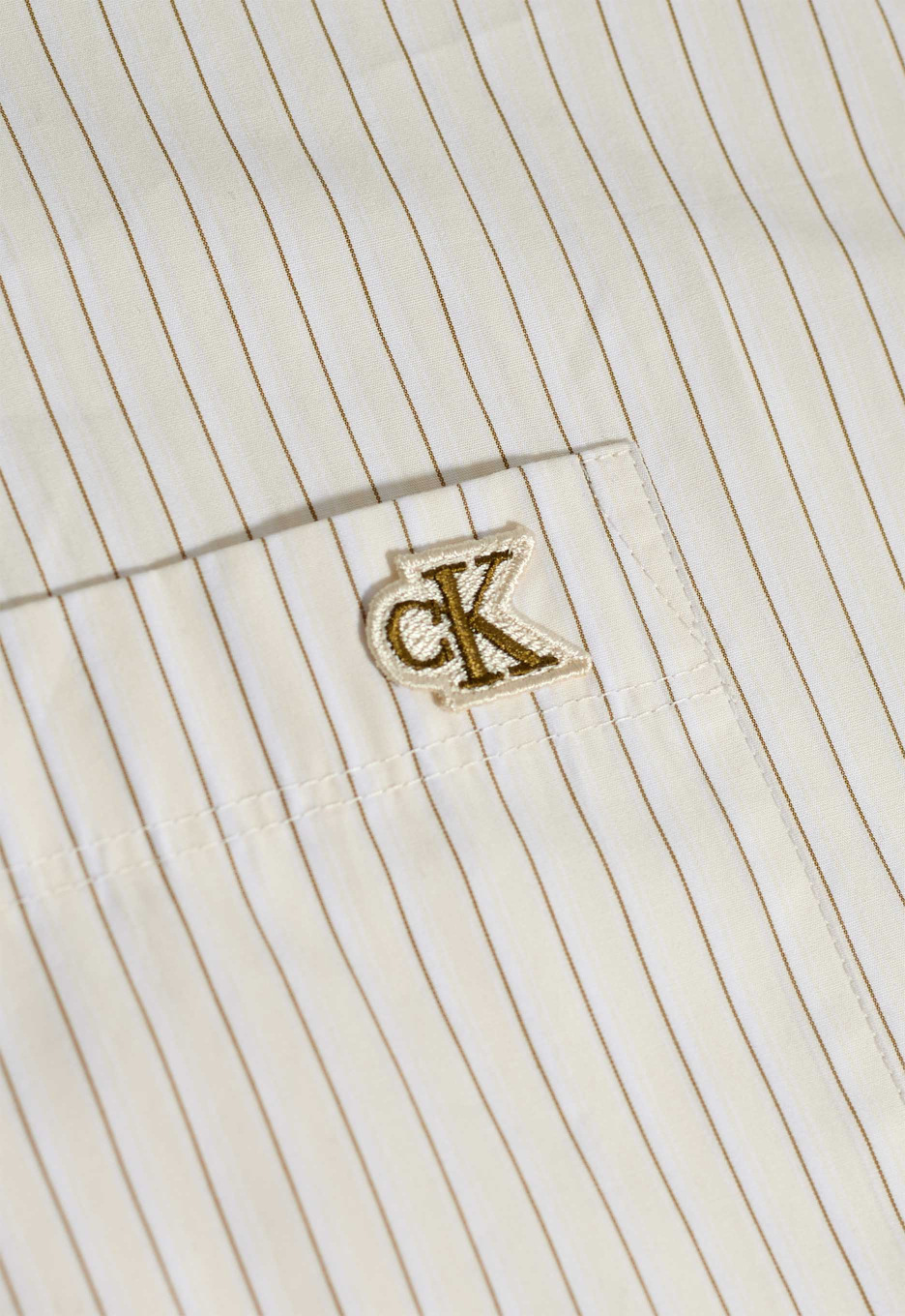 Calvin Klein Yarndye Poplin Overhemd