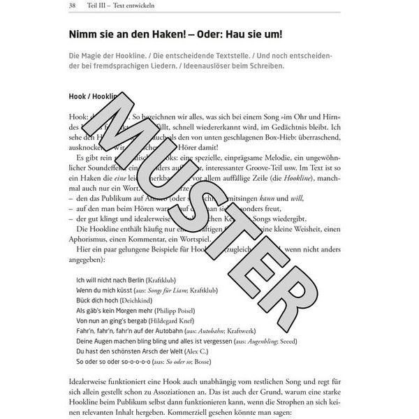 Schott Songtexte Schreiben
