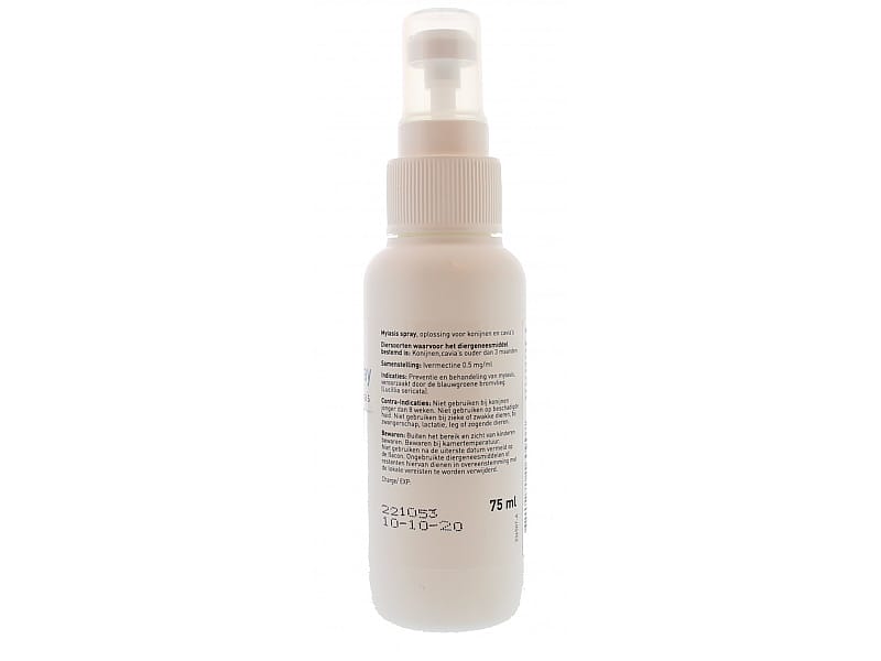 Myiasis Spray Dierapotheker.nl Konijn Cavia 75 ml