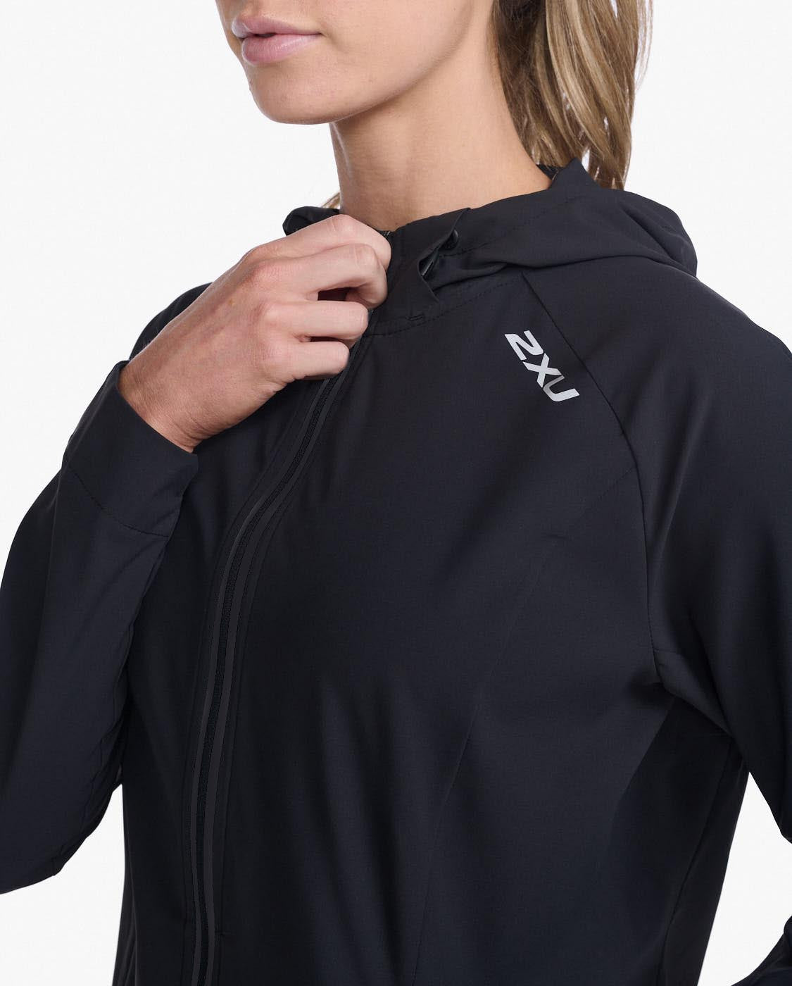 2XU Aero Jacket Black\Silver Reflective