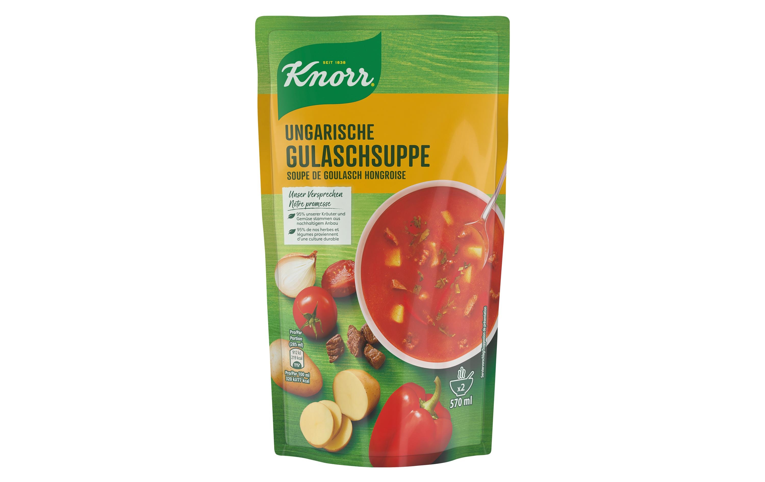 Ungarische Gulaschsuppe 570 mlInstantsuppe zum Aufwärmen