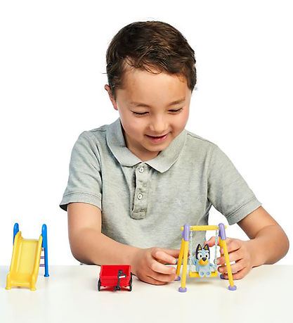 Bluey Spielset - Spielplatz m. Bluey Figur