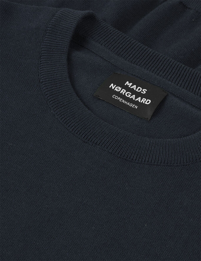 Mads Nørgaard - Copenhagen Tight Cotton Karsten Knit Blå