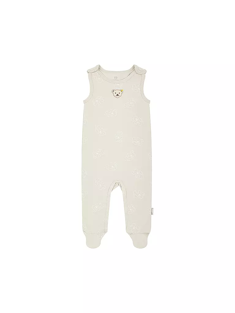 STEIFF Baby Set 2tlg Strampler und Langarmshirt  hellgrau