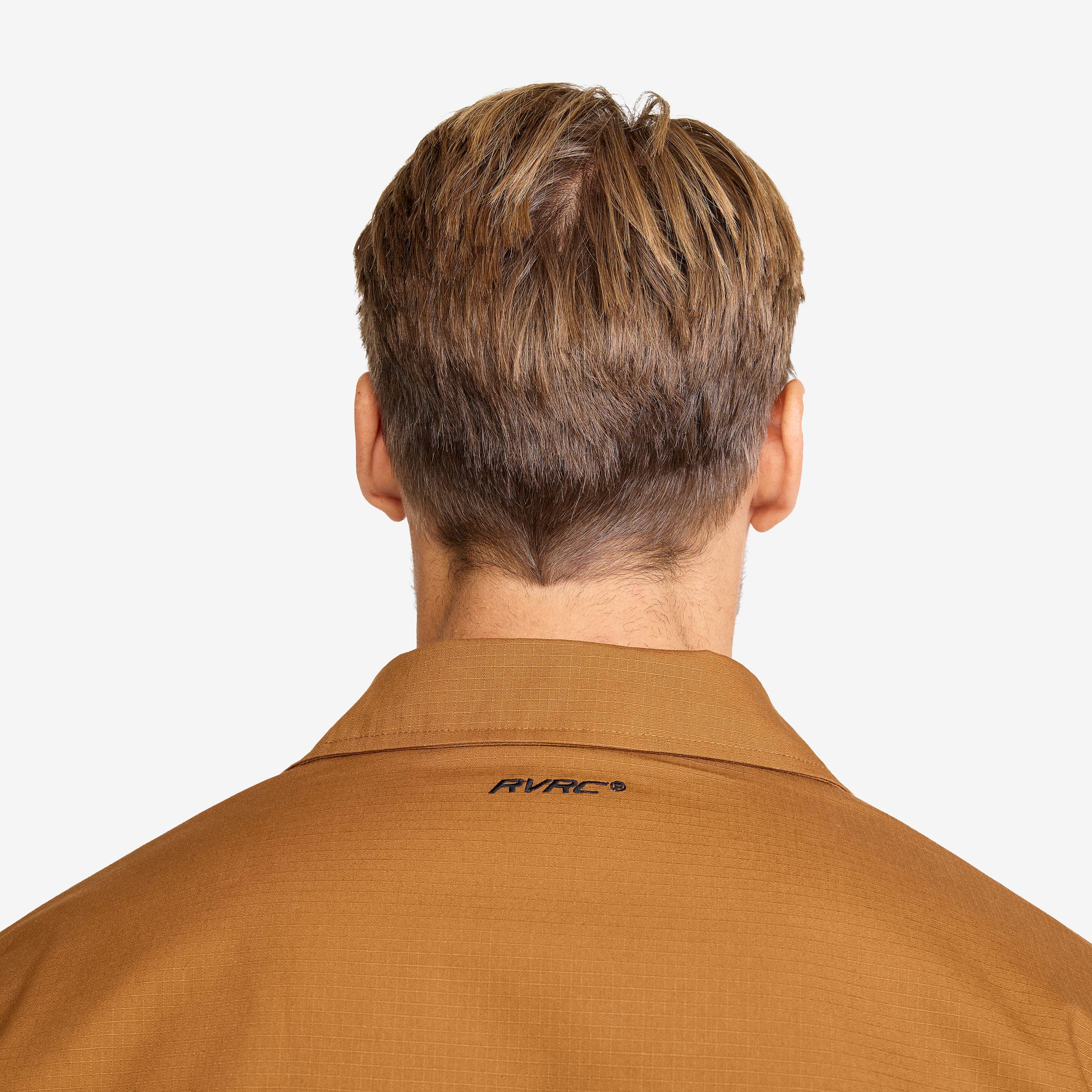 Outback Fleece Lined Overshirt Herre Rubber