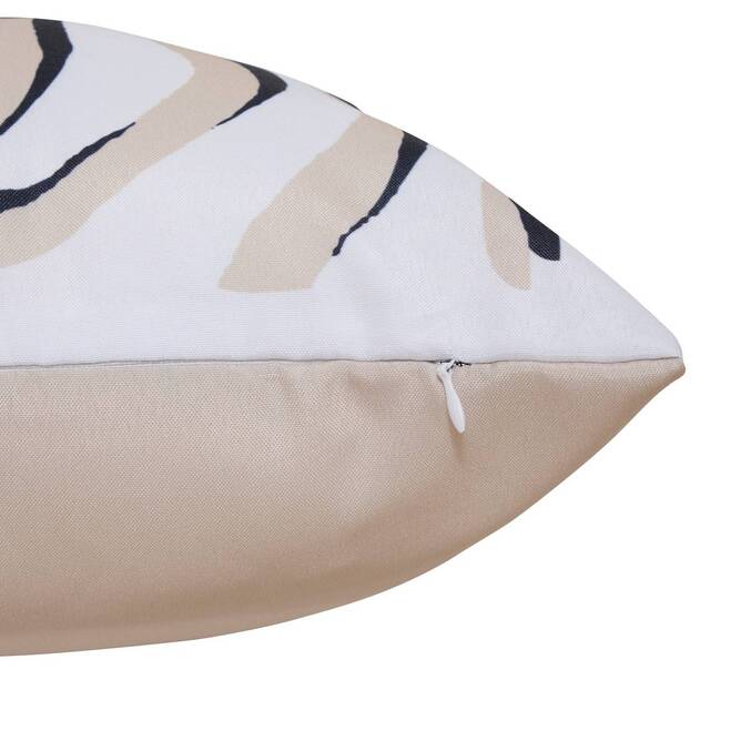 Housse de coussin d'extérieur carré TILEO Beige