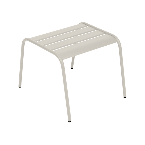 Repose-pied empilable MONCEAU en acier gris argile - 59,5x48x41 cm
