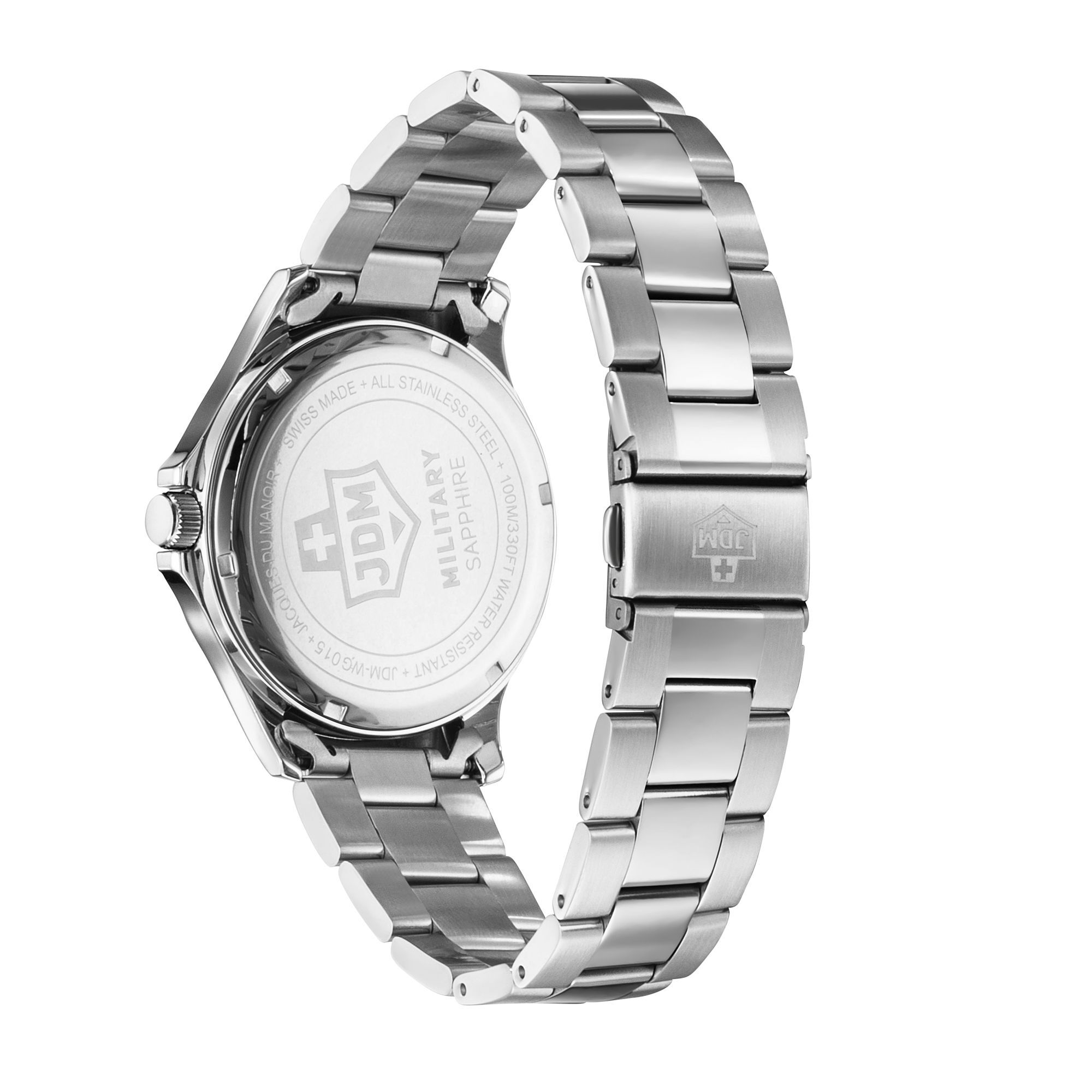 JDM Military Herren Armbanduhr Alpha III 2021 Edelstahl JDM-WG015-01