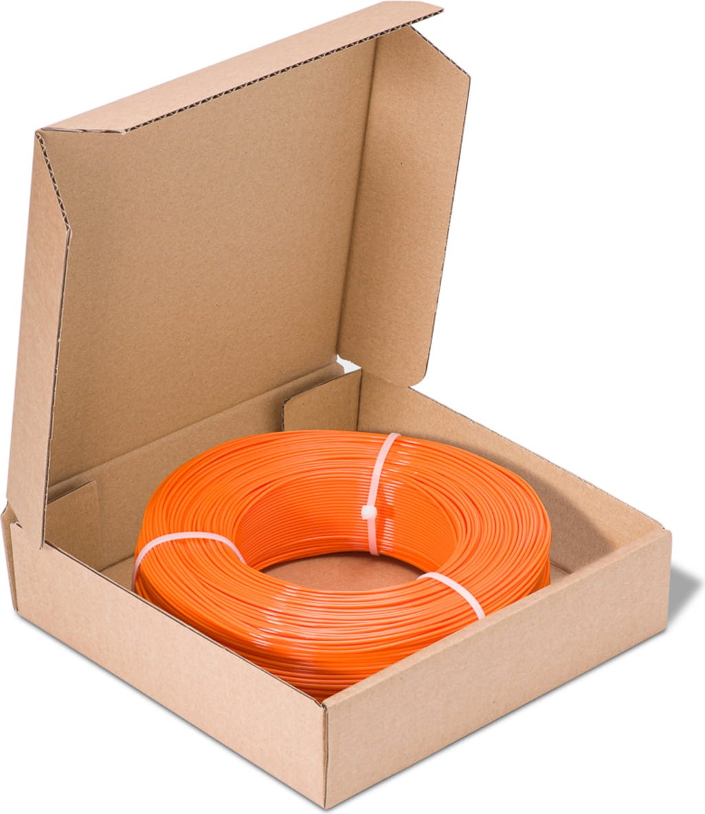 Fiberlogy  Refill Easy PLA Orange, 1,75 mm (850 g)    Easy PLA Refill für die Masterspool in Orange