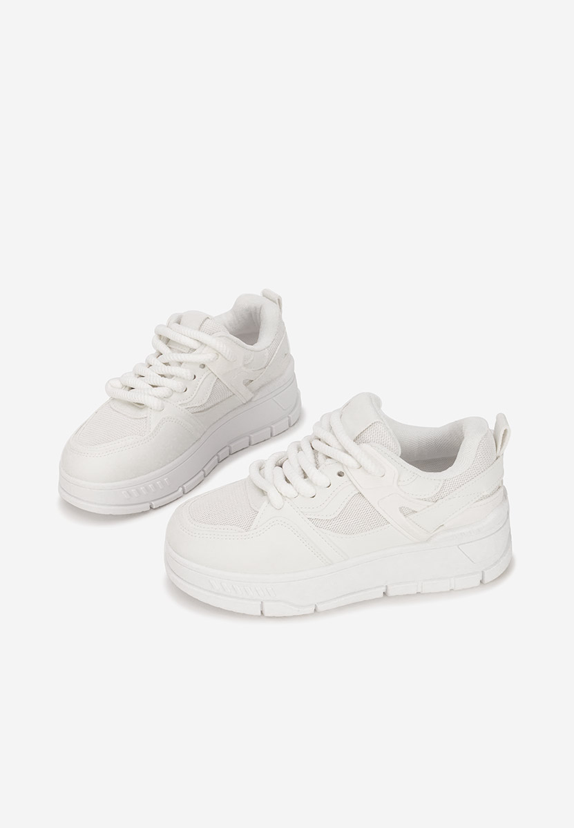 Baskets à plateforme blancs Rosallia
