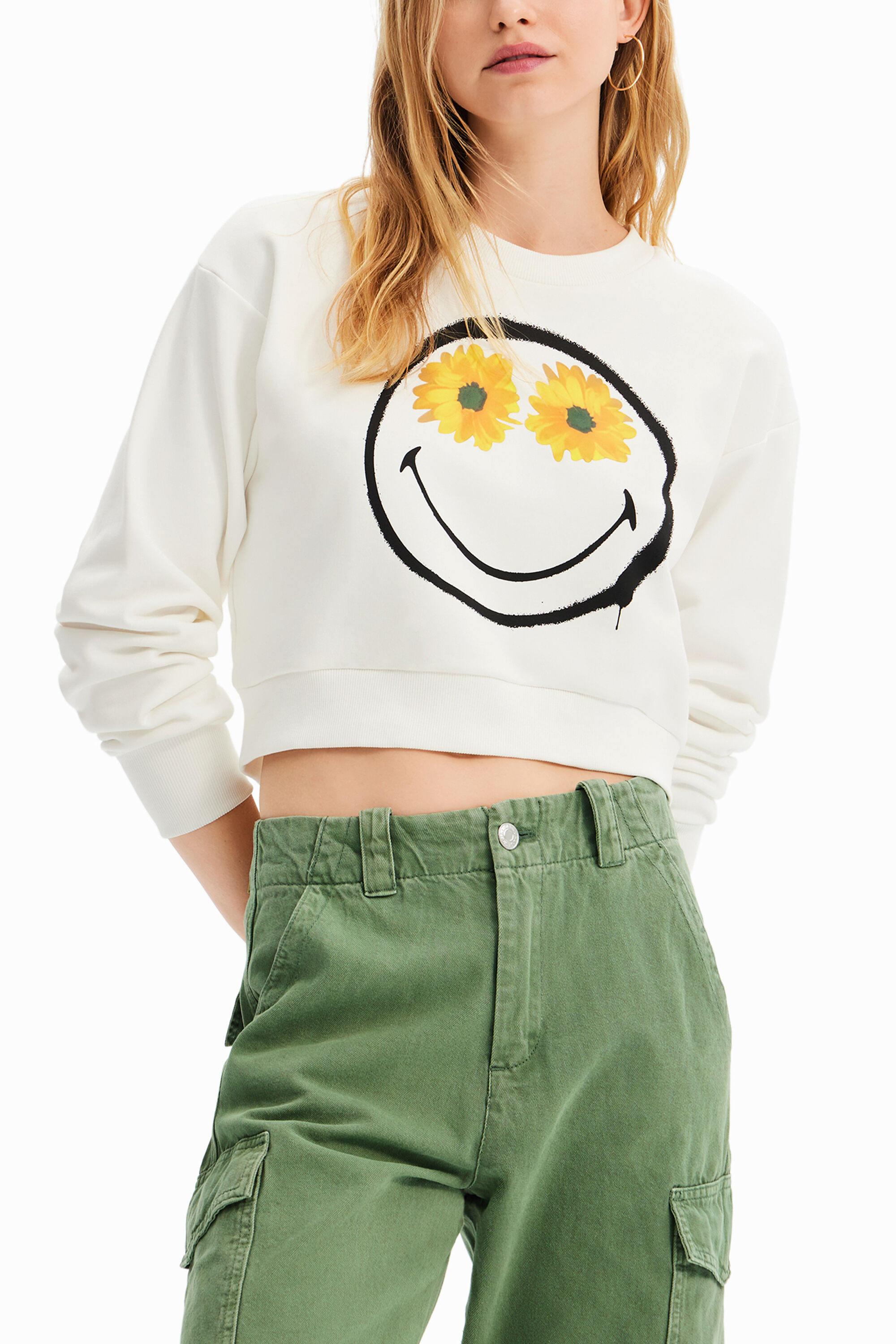 Moletom curto Smiley®
