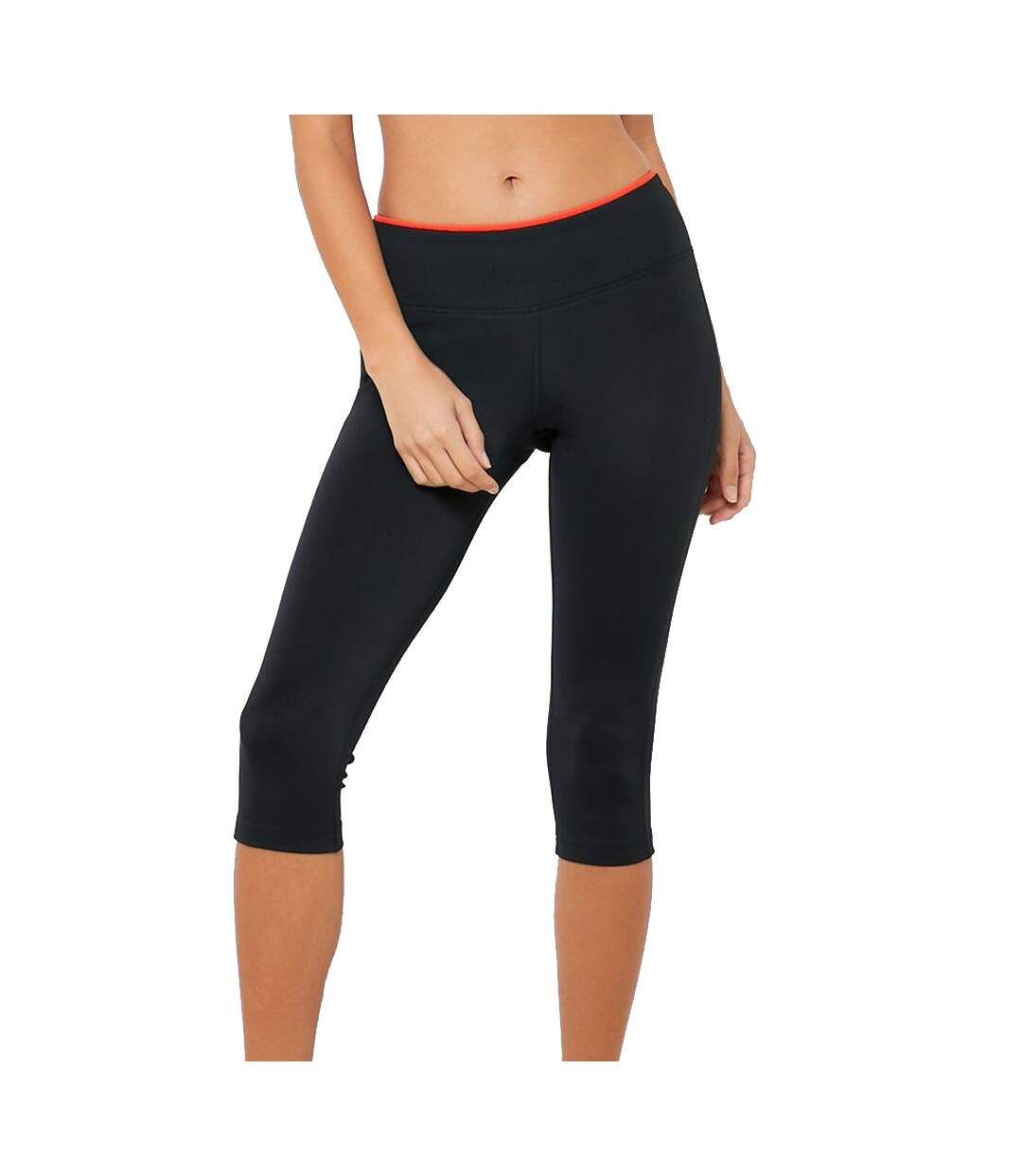 Legging 3/4 noir femme Reebok Wor PP Capri