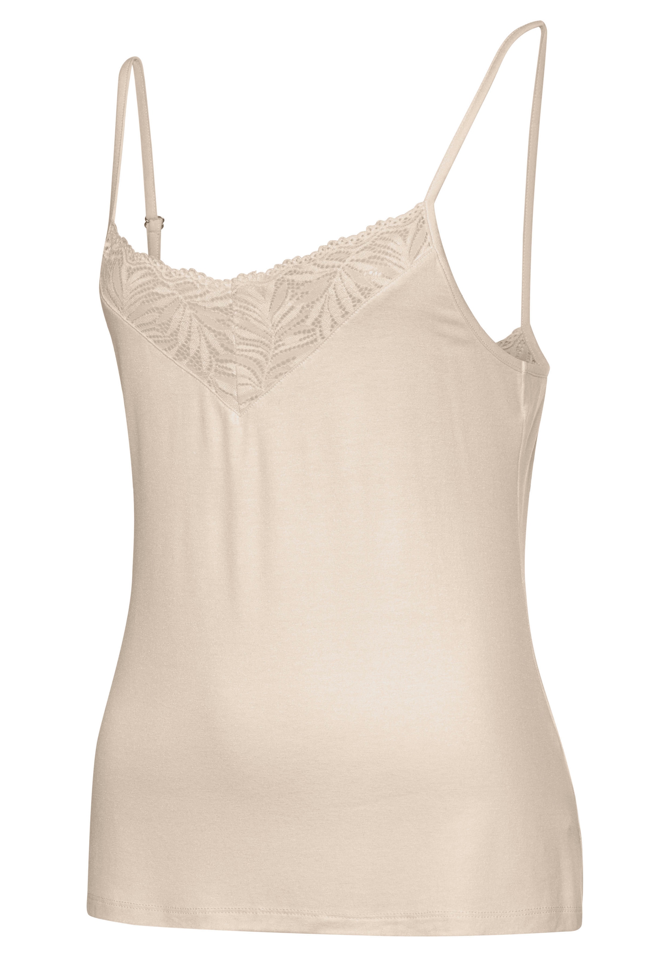 LASCANA Spitzentop , mit edlen Spitzendetails